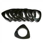 Triangle Plastic Grommets, 17/8", #15,  8 Sets, 9 Colors, 8 Sets