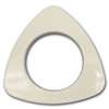 Triangle Plastic Grommets, 17/8", #15,  8 Sets, 9 Colors, 8 Sets