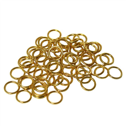 Sew on rings, Brass, 3/8 Iinch Diameter