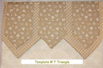 Triangular Valance Template #7