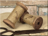 Small Wooden Spool Set 2