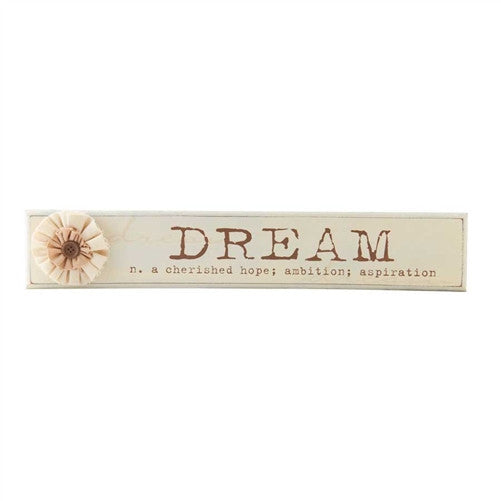 Vintage Dream Sign 22" Long