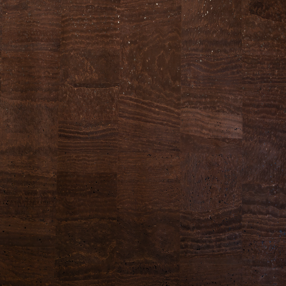 Dark Chocolate Brown Cork Fabric