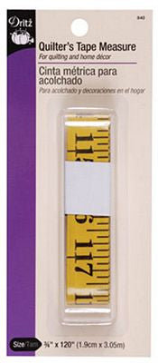 DRITZ QUILTERS TAPE MEASURE