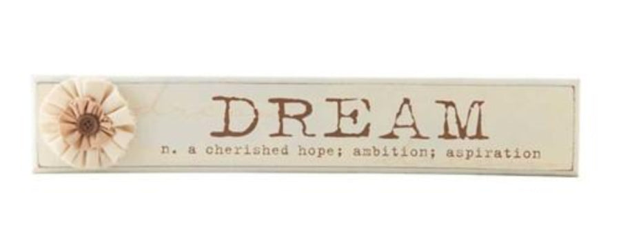 Vintage Dream Sign 22" Long