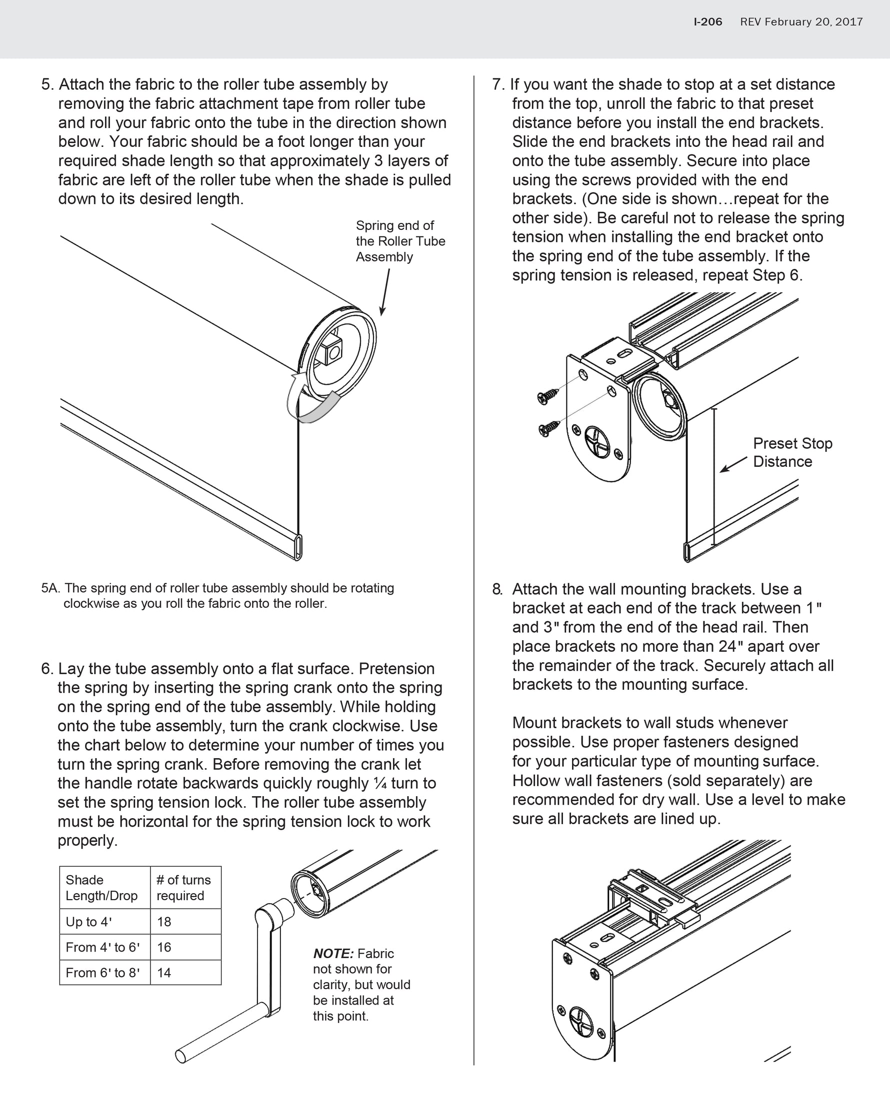 EZ Rise Cordless Roller Spring Shades