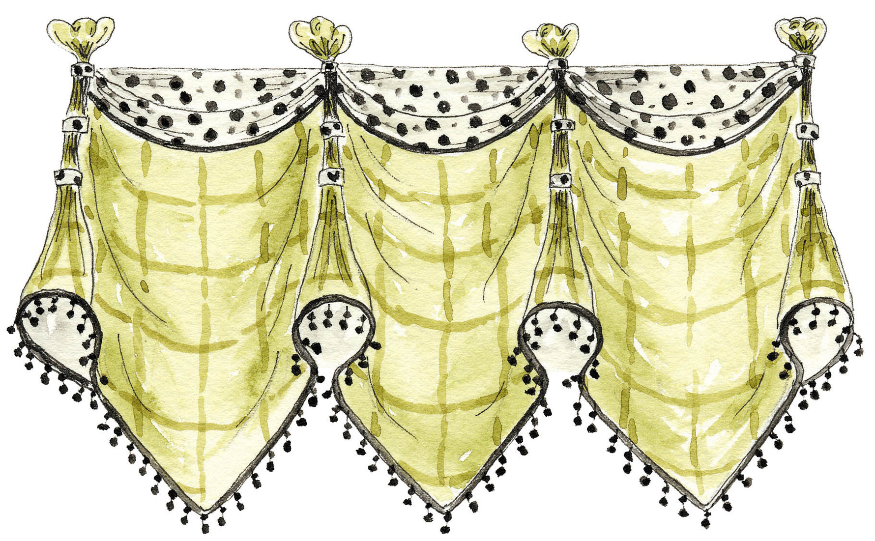 Emily Valance Pattern by Pate Meadows and Home Sewing Depot