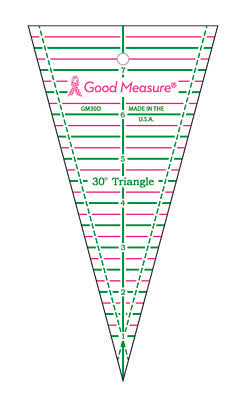 Good Measure 30 Degree Triangle Ruler