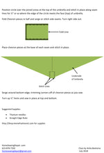 Instructions for making a umbrella
