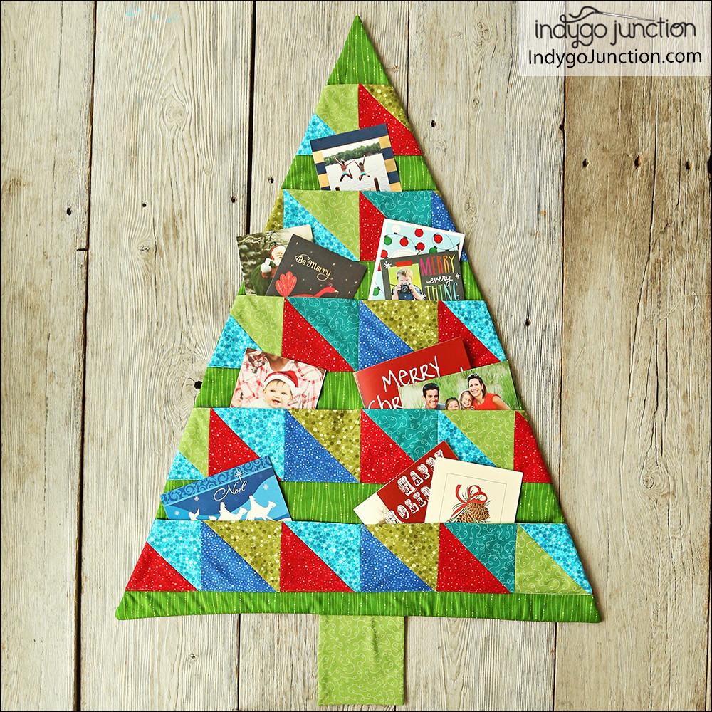IJ1125CR  Christmas Card Holder Trees Pattern