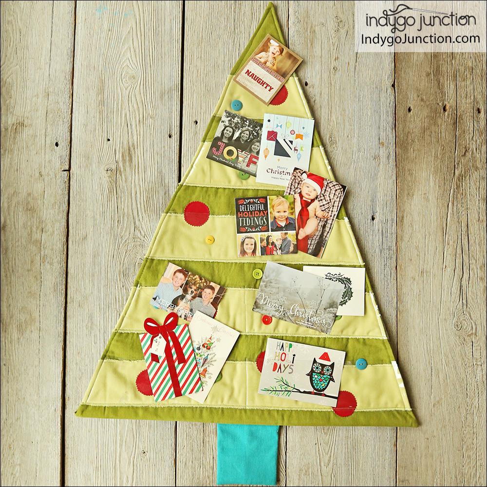 IJ1125CR  Christmas Card Holder Trees Pattern