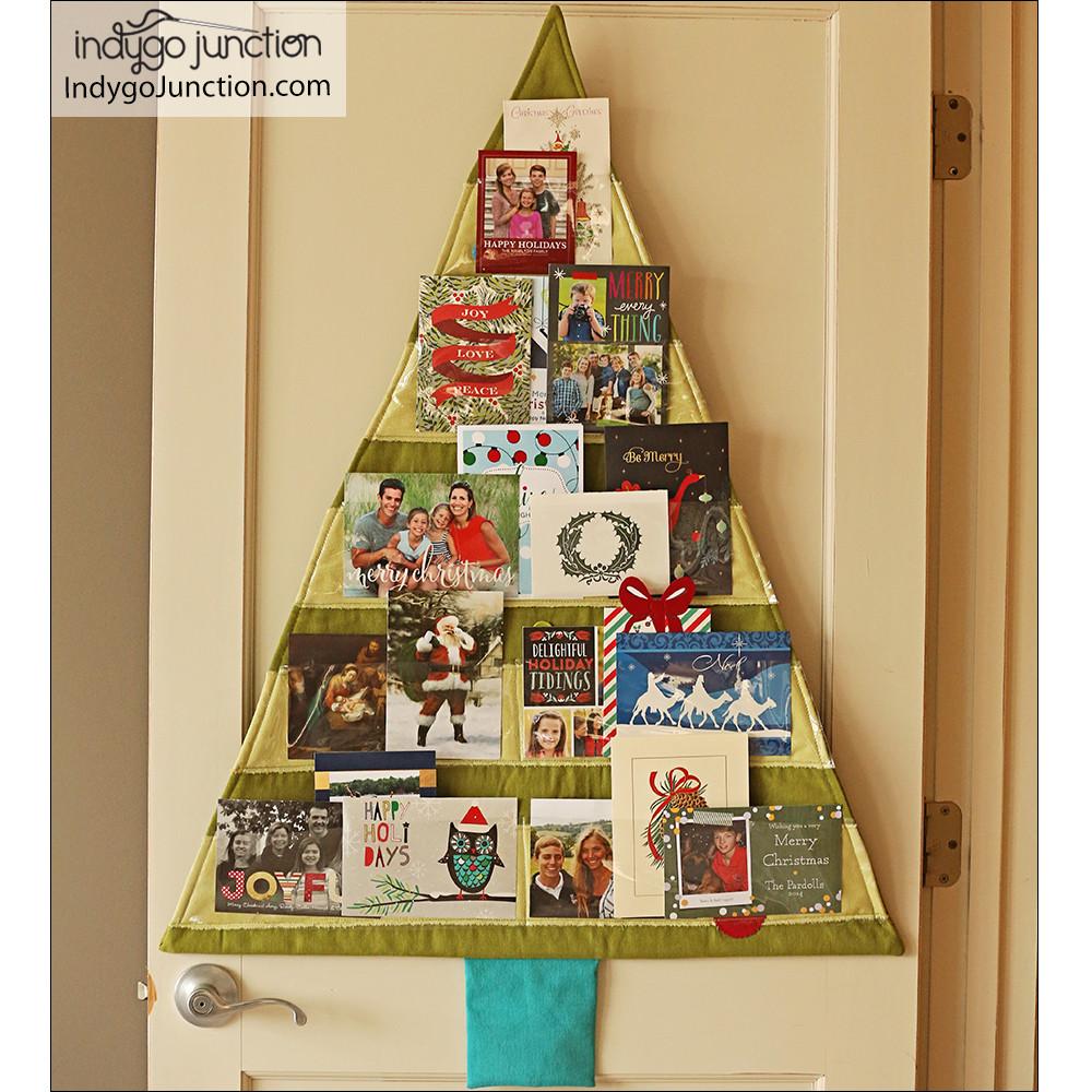 IJ1125CR  Christmas Card Holder Trees Pattern