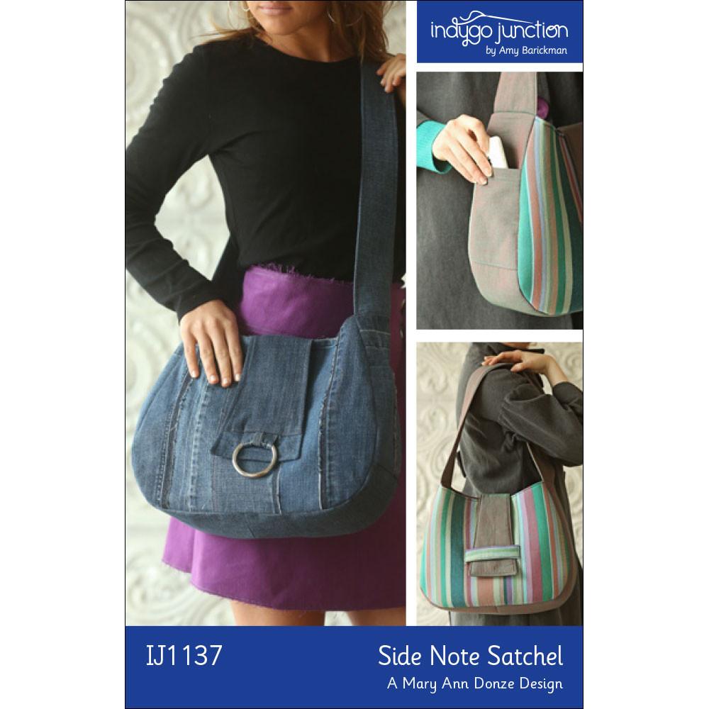 IJ1137 Side Note Satchel by Indygo Junction