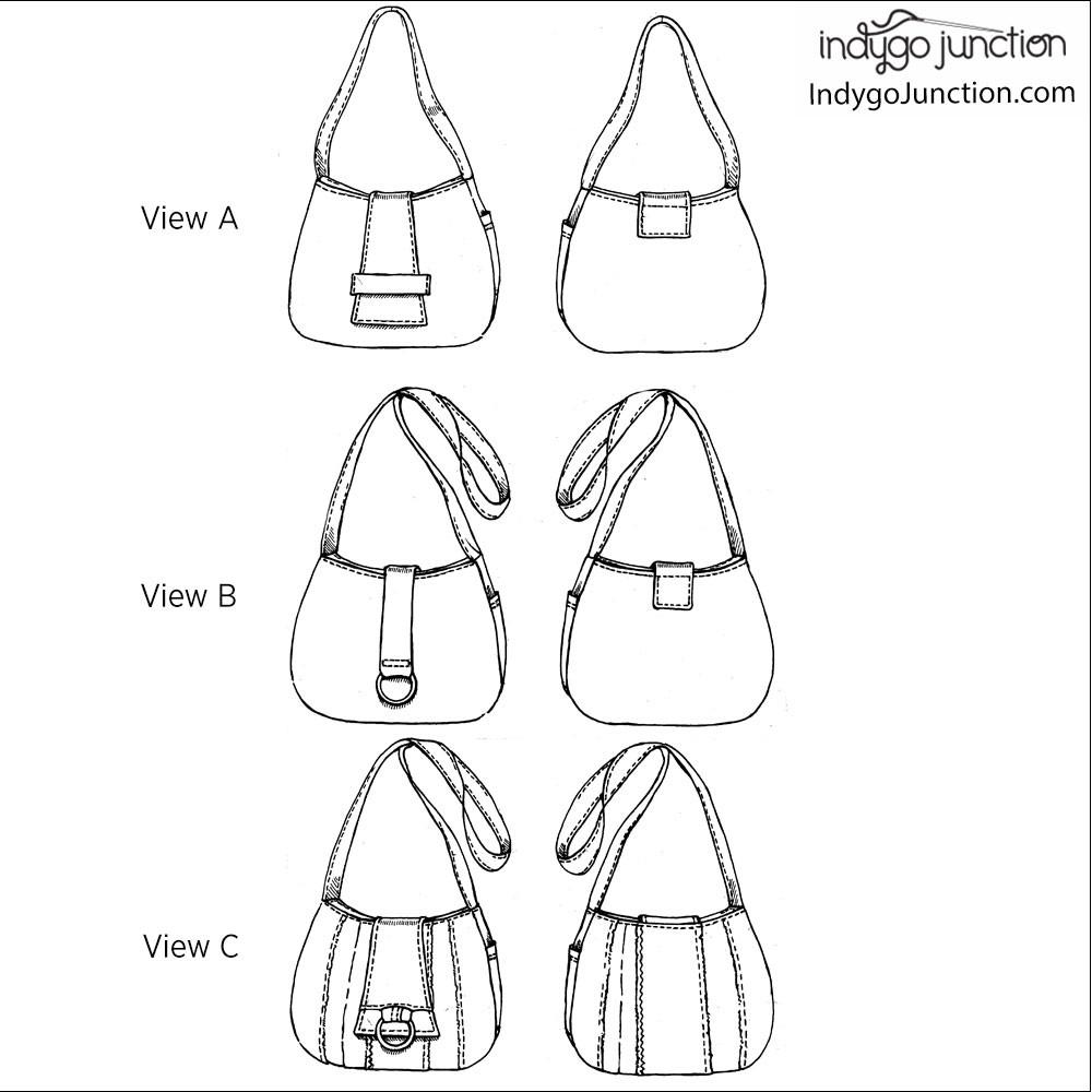 IJ1137 Side Note Satchel by Indygo Junction