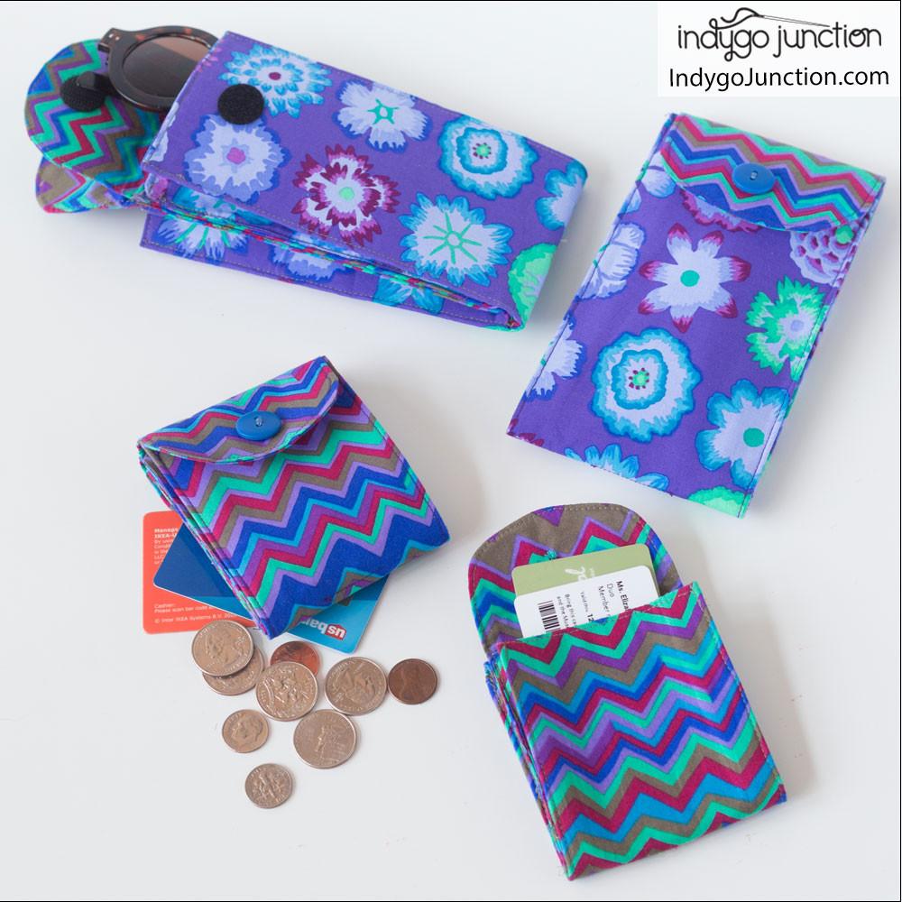 IJ1148 Double Pocket Pouch by Indygo Junction