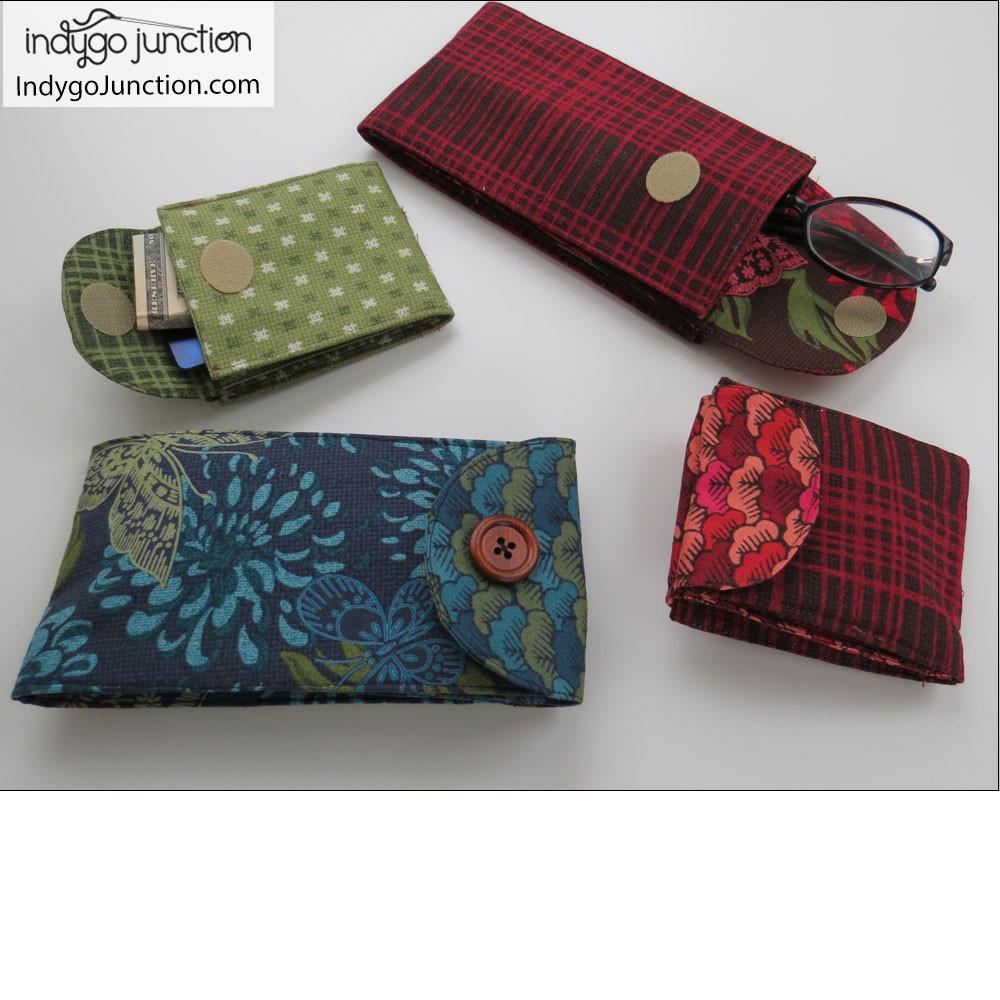 IJ1148 Double Pocket Pouch by Indygo Junction