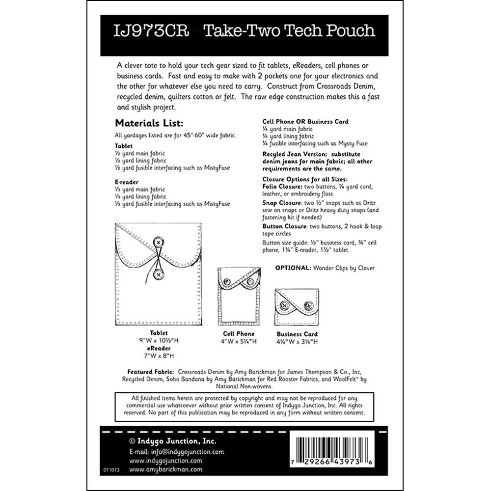IJ973 Take Two Tech Pouch by Indygo Junction