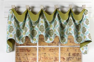 Cuff top valance pattern by pate meadows & home sewing depot