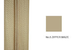 #5 Nylon Cushion Zipper Maize