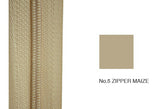 #5 Nylon Cushion Zipper 6 Colors