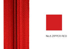 #5 Nylon Cushion Zipper Red
