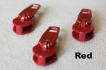 #5 Metal Zipper Pull Red