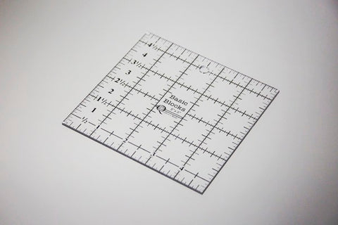 Basic Blocks Ruler - 5" x 5"