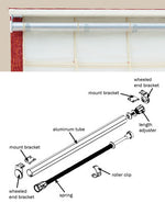 EZ Rise Cordless Roman Spring Shades