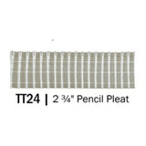 Translucent Pencil Pleat Tape