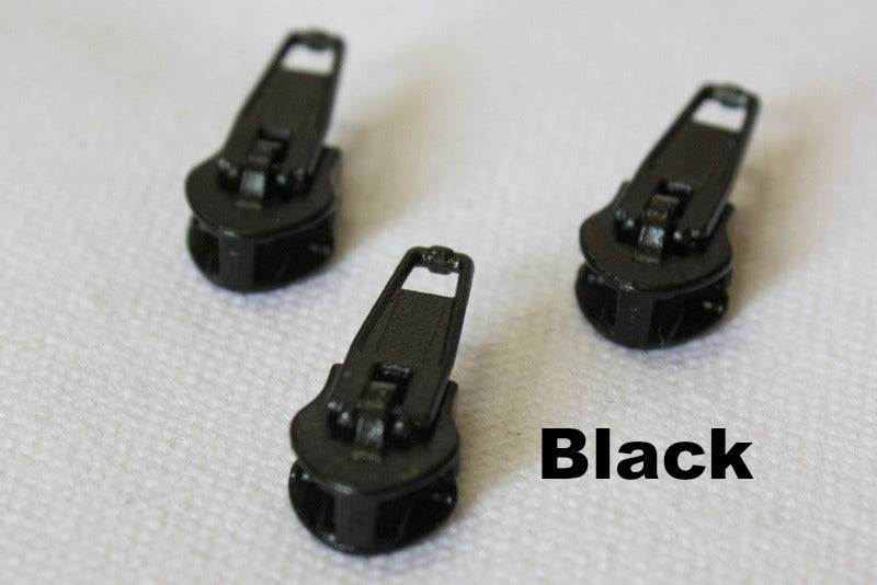 #5 Metal Zipper Pull Black