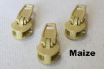 #5 Metal Zipper Pull Maize
