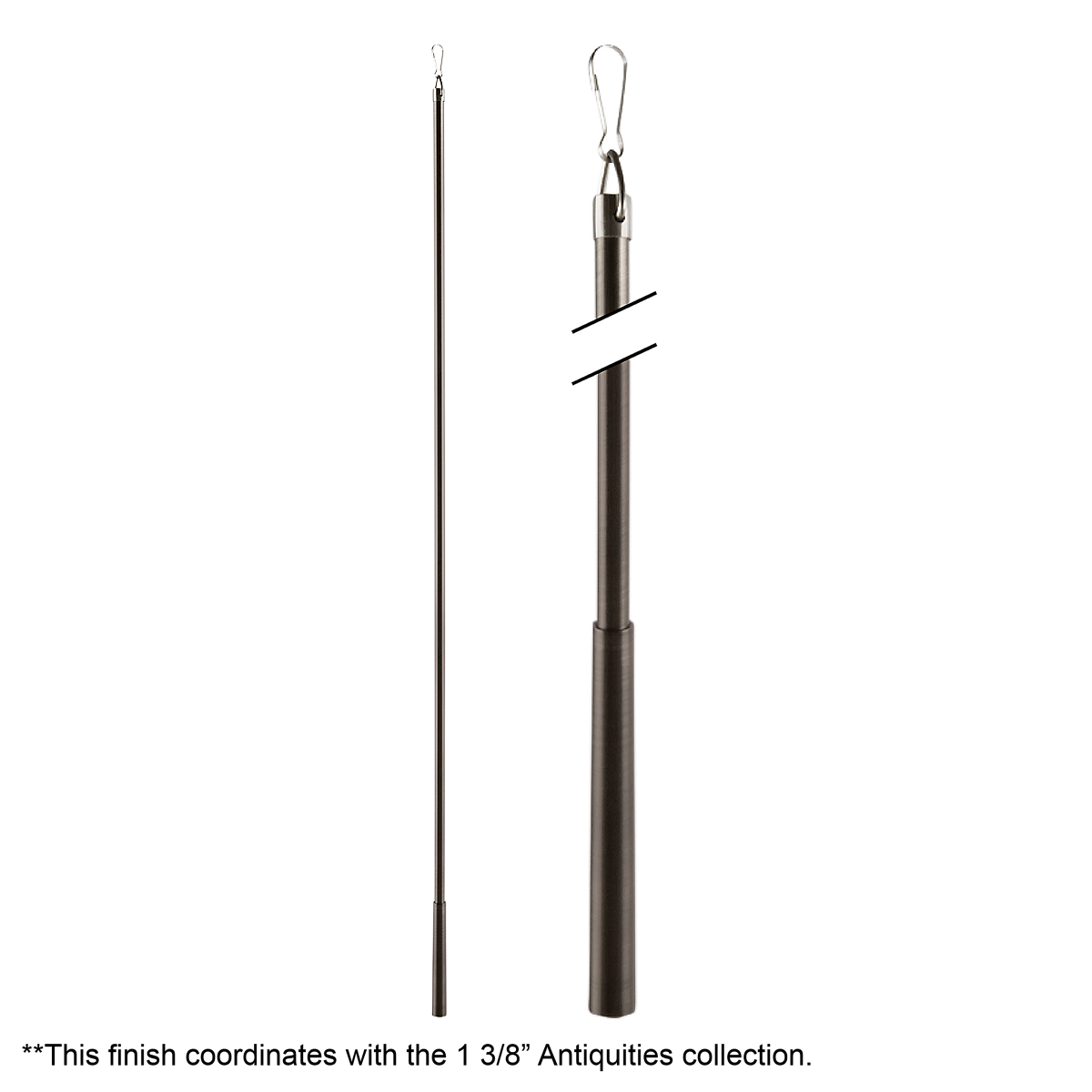 Metal Baton With Steel Clip