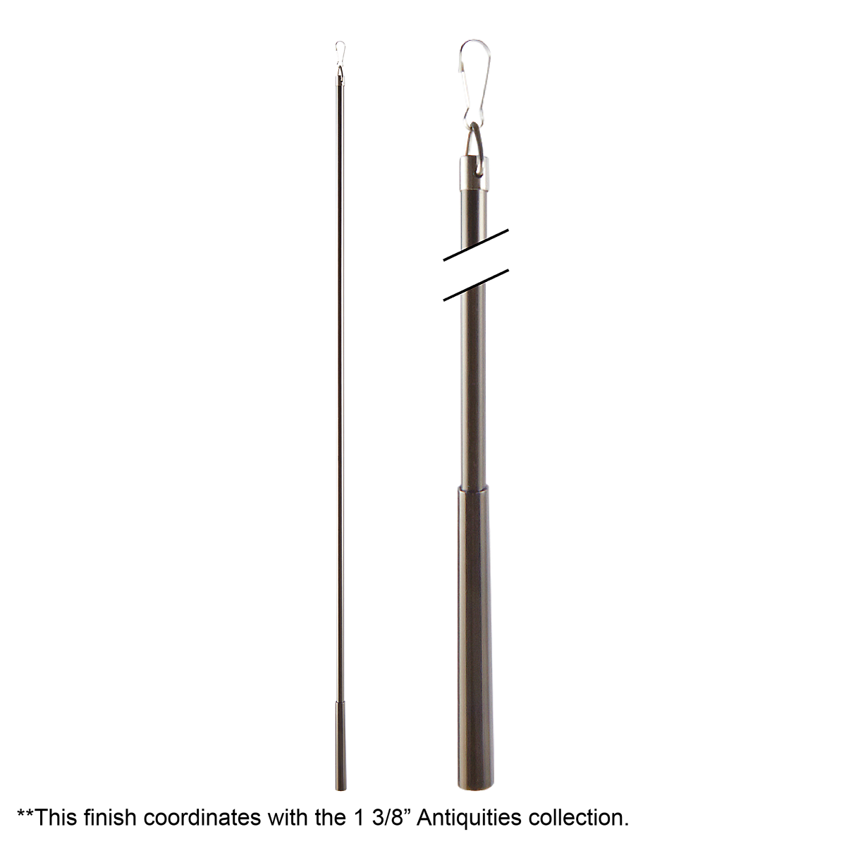 Metal Baton With Steel Clip