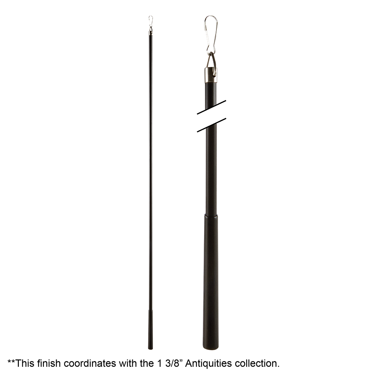 Metal Baton With Steel Clip