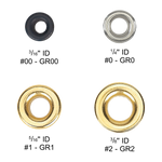 #00 - #2 Brass Grommets