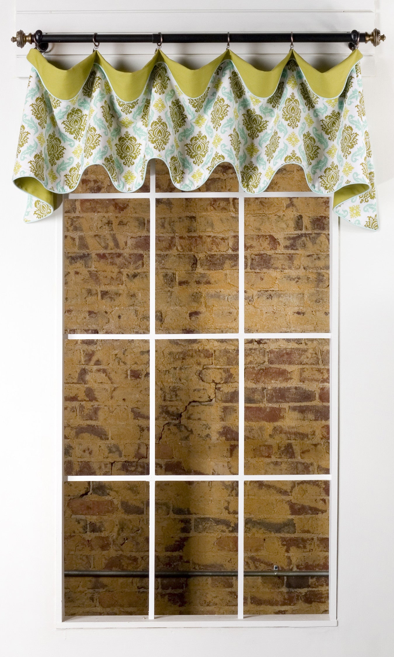 Cuff top valance pattern by pate meadows & home sewing depot