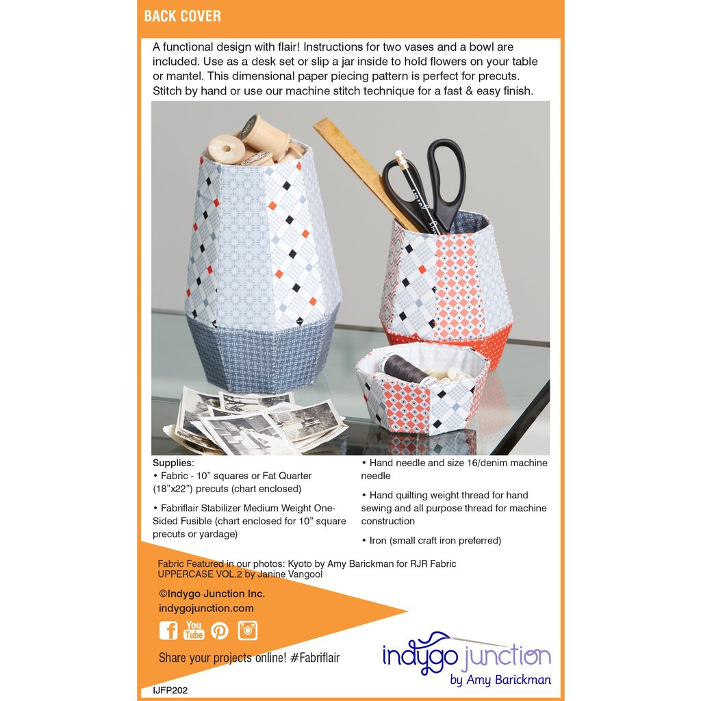 IJFP202 Vase & Vessels Pattern - Fabriflair