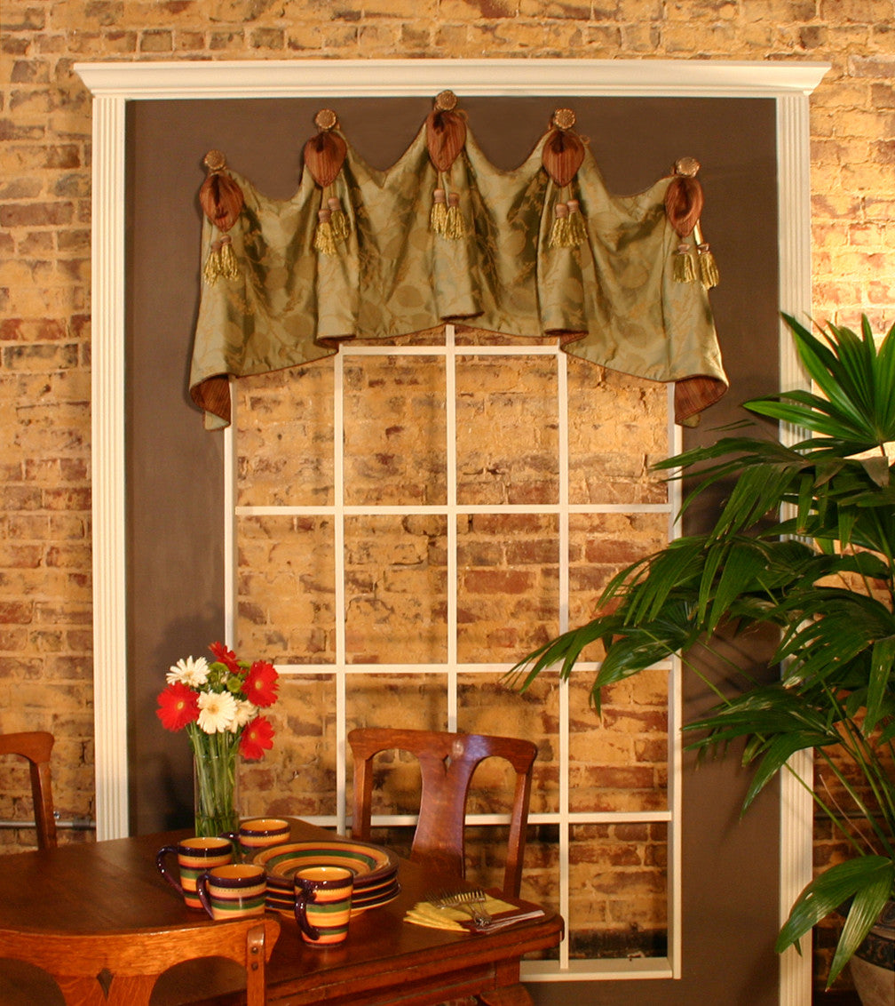 Haley Valance pattern a tab top valance   home sewing depot