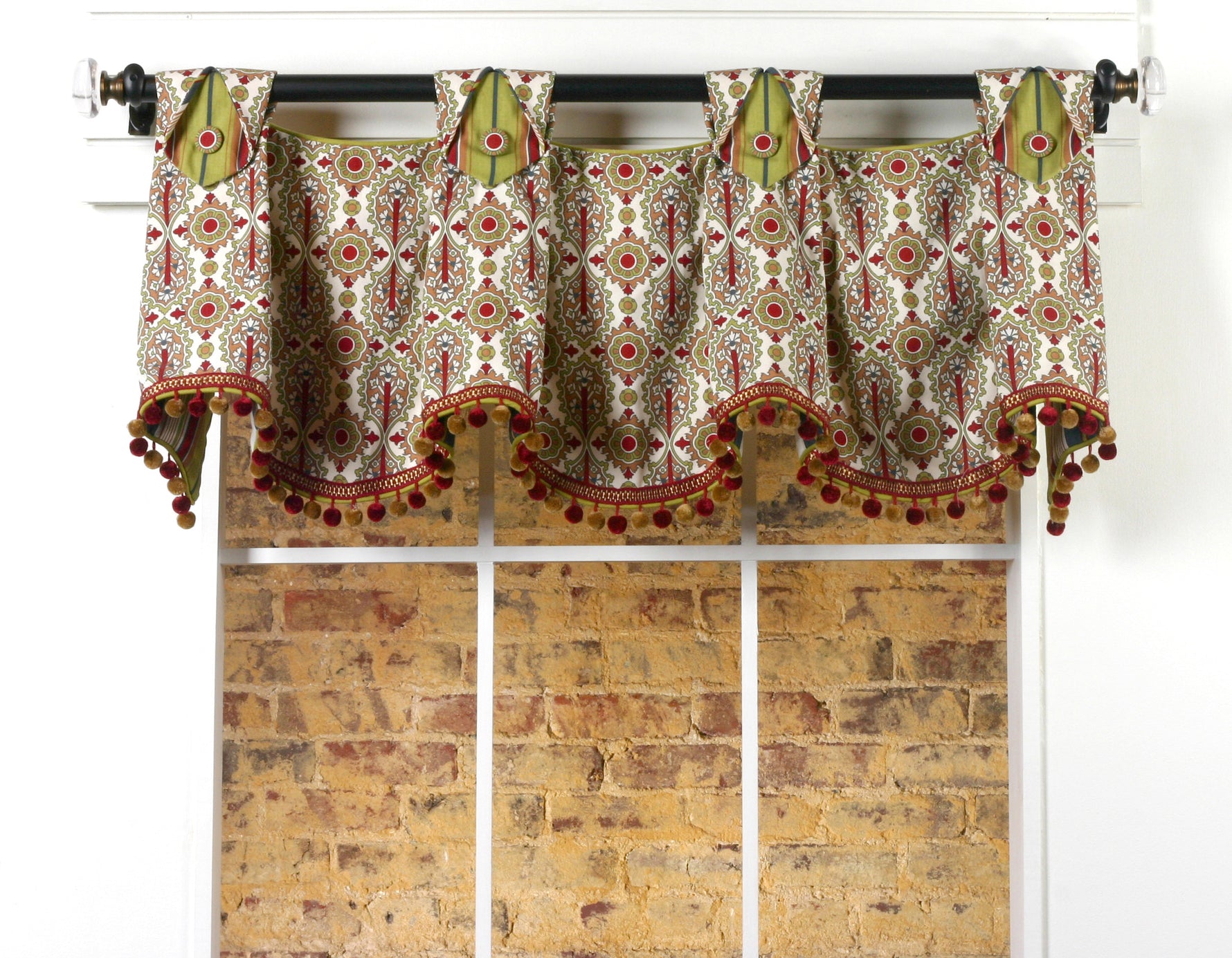 Julia Tab Top Valance Pattern by Pate Meadows HomeSewingDepot