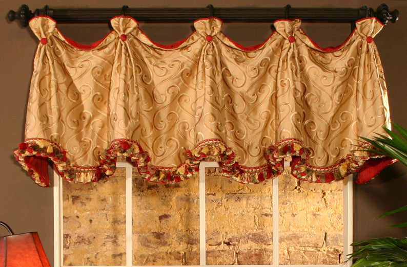 Kasey Valance Pattern Easy to sew and hang.  Homesewingdepot.com