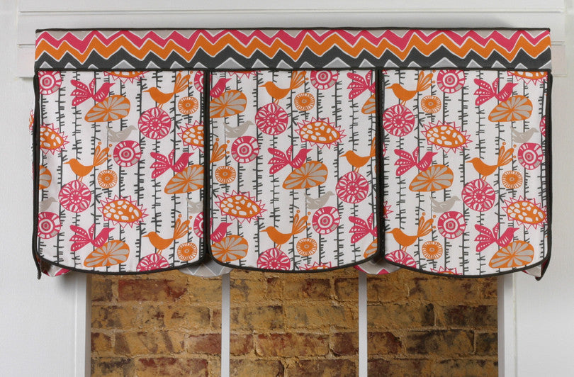 Easy Valance Pattern  the Laceup Valance  at Home Sewing Depot
