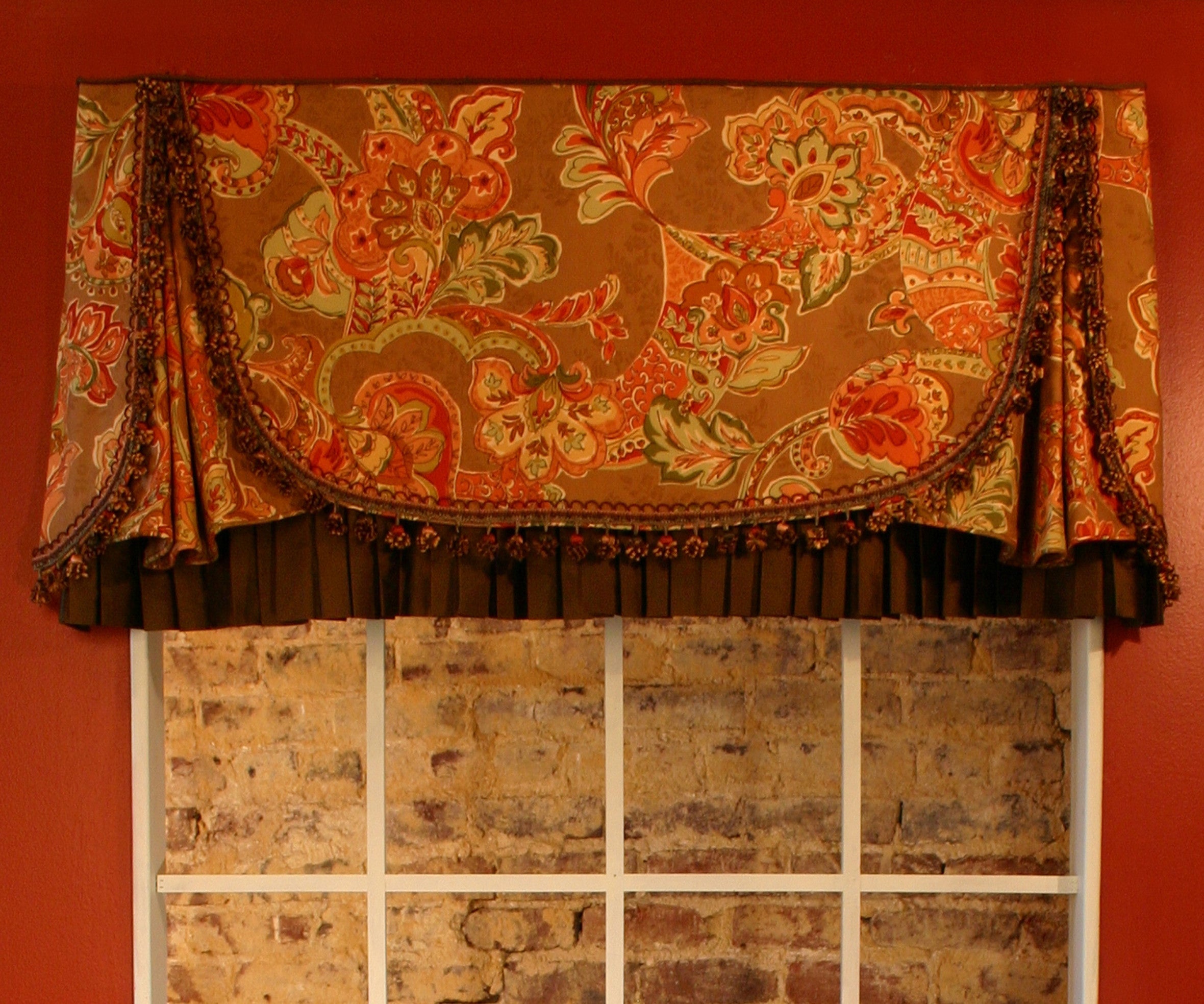 My favorite pattern ever, looks great in my kitchen.  Madelyn Valance Pattern