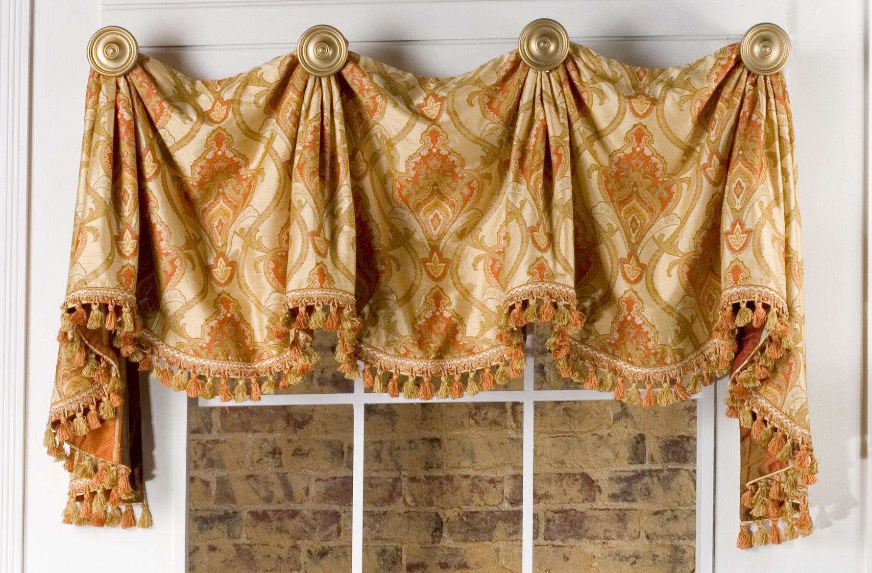 Marley Valance is great for any window, easy to sew.  Home Sewing Depot