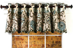 Melissa Valance is designed to hang on a drapery rod or pole