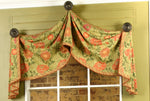 Pull Up Valance for Knobs or Hold Backs.  Easy to sew the PullUp Valance