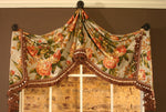 Pull Up Valance for Knobs or Hold Backs.  Easy to sew the PullUp Valance