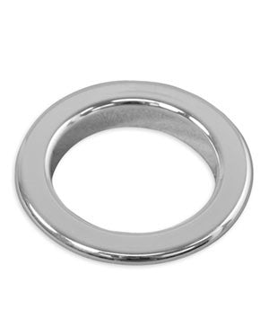 Polished Silver Snap in Grommets